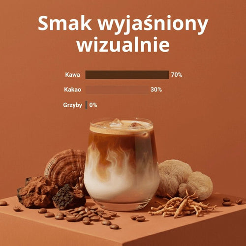 Kawa z grzybami adaptogennymi - Moood