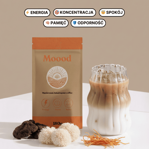 Kawa z grzybami adaptogennymi - Moood